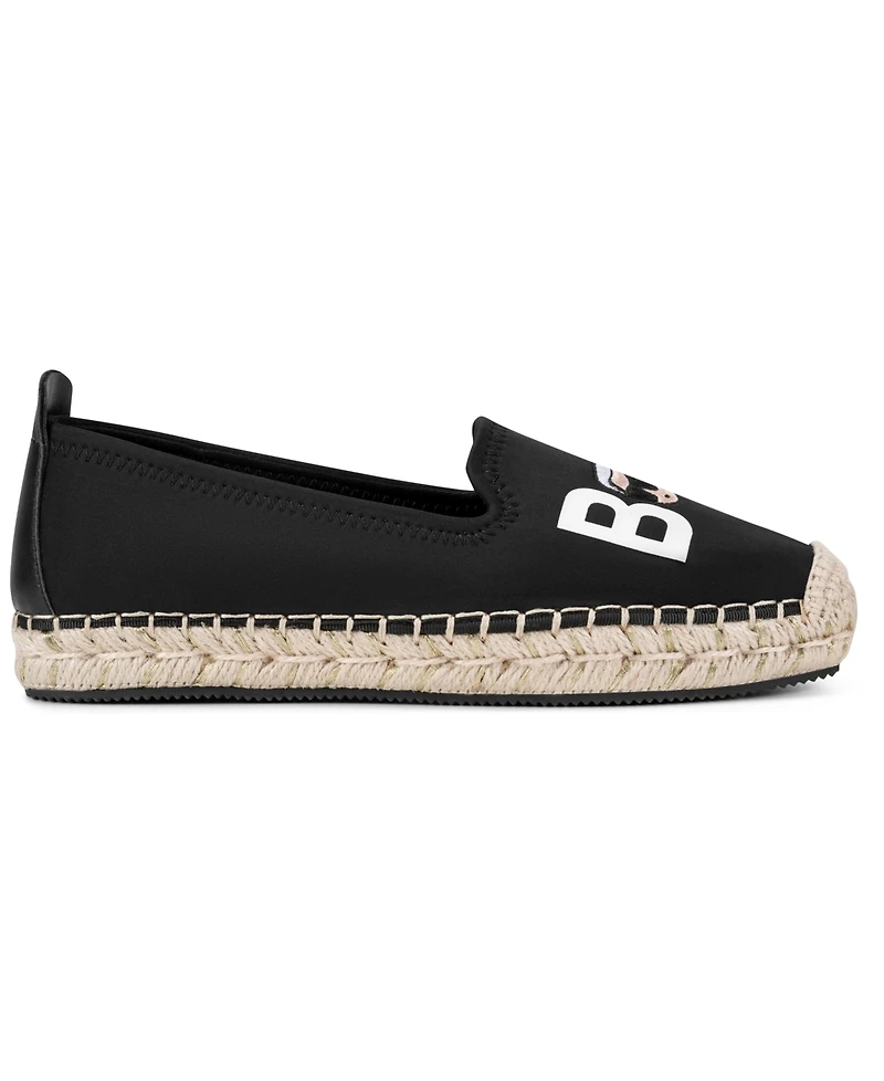 Karl Lagerfeld Paris Women's Michaela Bonjour Slip-On Espadrilles Flats
