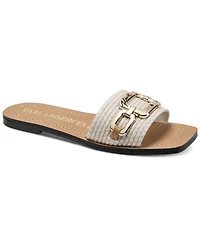 Karl Lagerfeld Paris Women's Marzella Slide Flat Sandals