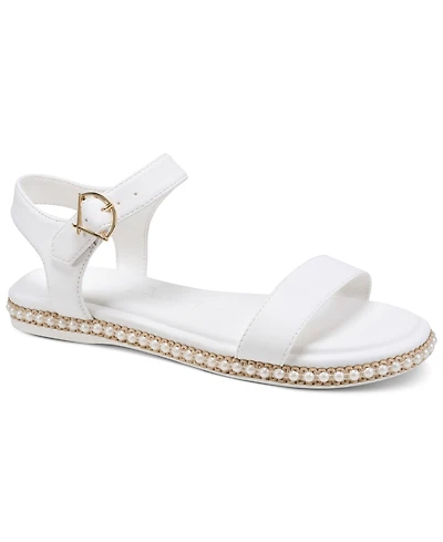 Karl Lagerfeld Paris Women's Cresson Ankle Strap Sandals