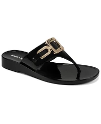 Karl Lagerfeld Paris Women's Vardice Slip-On Flat Thong Sandals