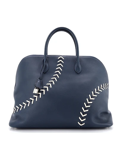 Pre-Owned HERMES 45 Bolide 1923 Baseball Bag Evercolor