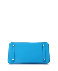 Pre-Owned HERMES Birkin Handbag Togo with Palladium Hardware