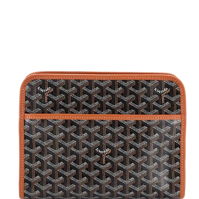 Pre-Owned Goyard Mm Jouvence Toiletry Pouch Coated Canvas