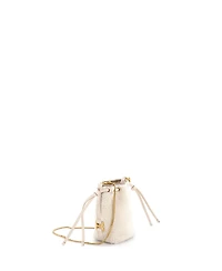 Pre-Owned Chloe Micro Marcie Chain Bucket Bag Shearling