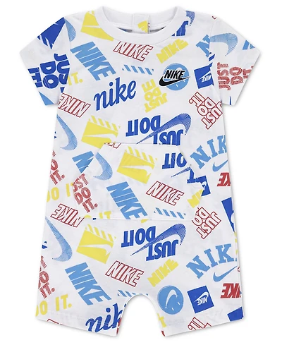Nike Baby Boys' Short-Sleeve Romper