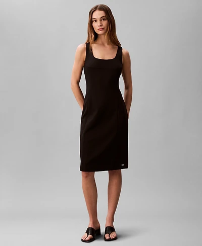 Calvin Klein Women's Sleeveless Scoop Neck Dress