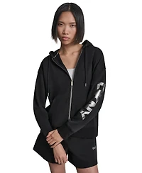 Dkny Sport Women's Regular-Fit Full Zip Hoodie