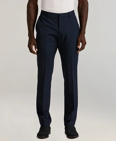 Perry Ellis Portfolio Men's Slim-Fit Flat Front Dress Pants