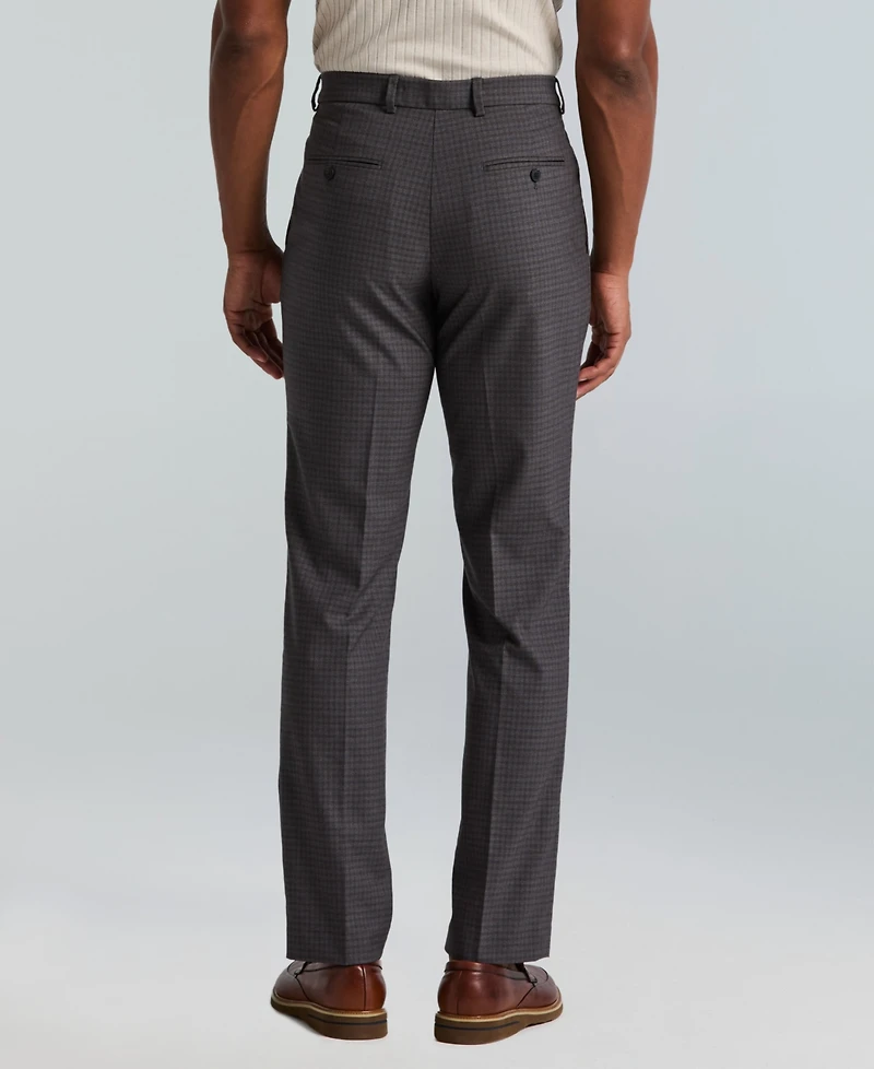 Perry Ellis Portfolio Men's Slim-Fit Gripper Waist Dress Pants