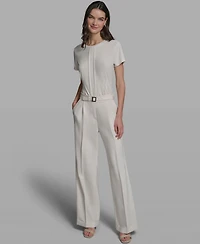 Karl Lagerfeld Paris Women's Mid-Rise Pants