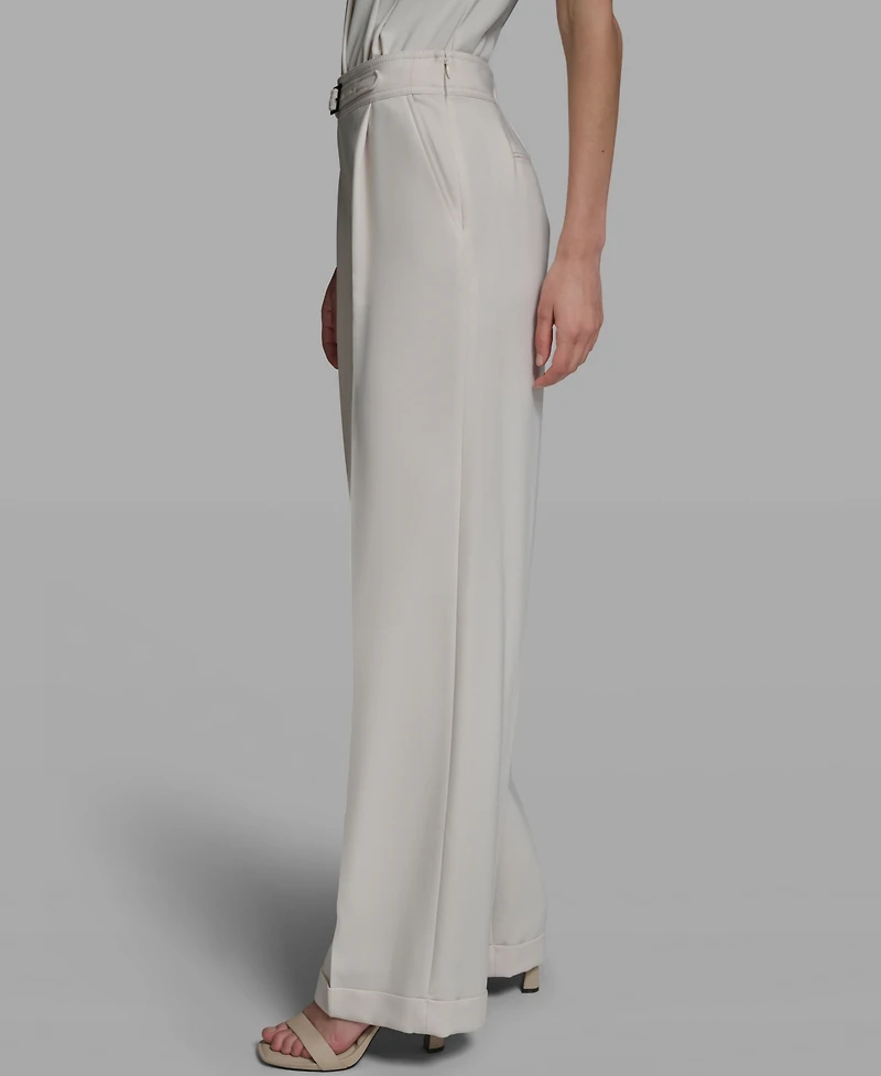 Karl Lagerfeld Paris Women's Mid-Rise Pants