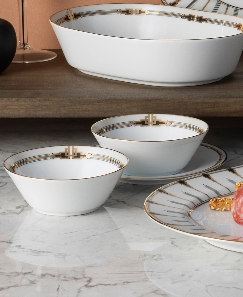 Noritake Empire Gold-Tone Fruit Bowls, Set of 4