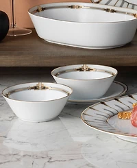 Noritake Empire Gold-Tone Fruit Bowls, Set of 4