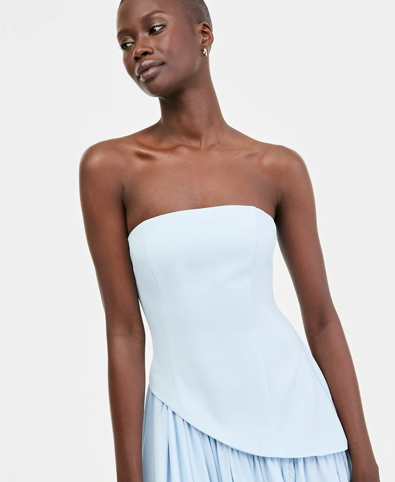 Rare Juniors' Asymmetric Sleeveless Midi Dress