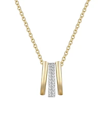 Macy's Diamond Pendant Necklace (1/20 ct. t.w.) Sterling Silver