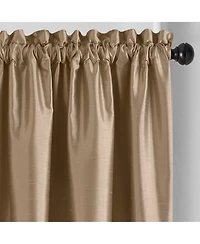 Elrene Home Fashions Colette Faux Silk Blackout Window Curtain