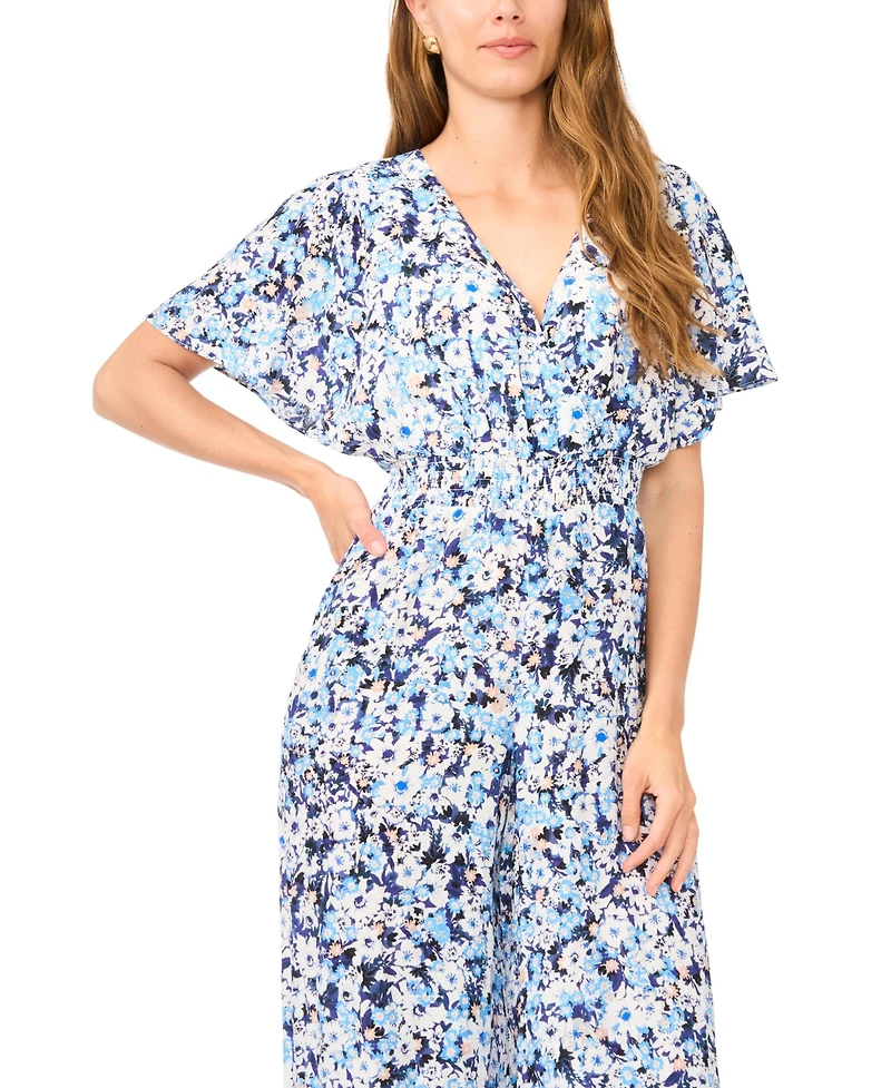 Vince Camuto Women's V-Neck Surplice Jumpsuit