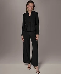 Donna Karan New York Petite Collarless Cropped Jacket