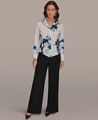 Donna Karan New York Petite Long-Sleeve Shirt