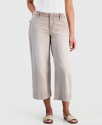 Liverpool Los Angeles Women's Weekender Cropped Wide Leg Jeans
