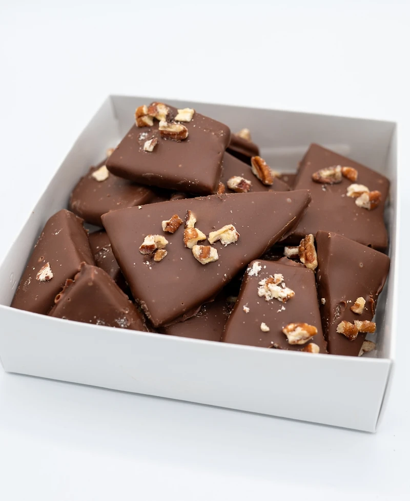 Bixby Chocolate Milk Chocolate Pecan Toffee Gift Box, 1 lb