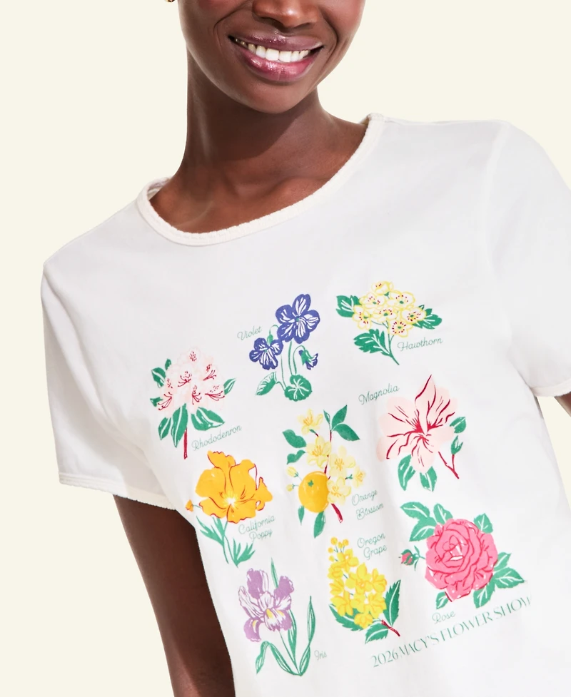 Macy's Flower Show Women's Short-Sleeve State Flowers T-Shirt