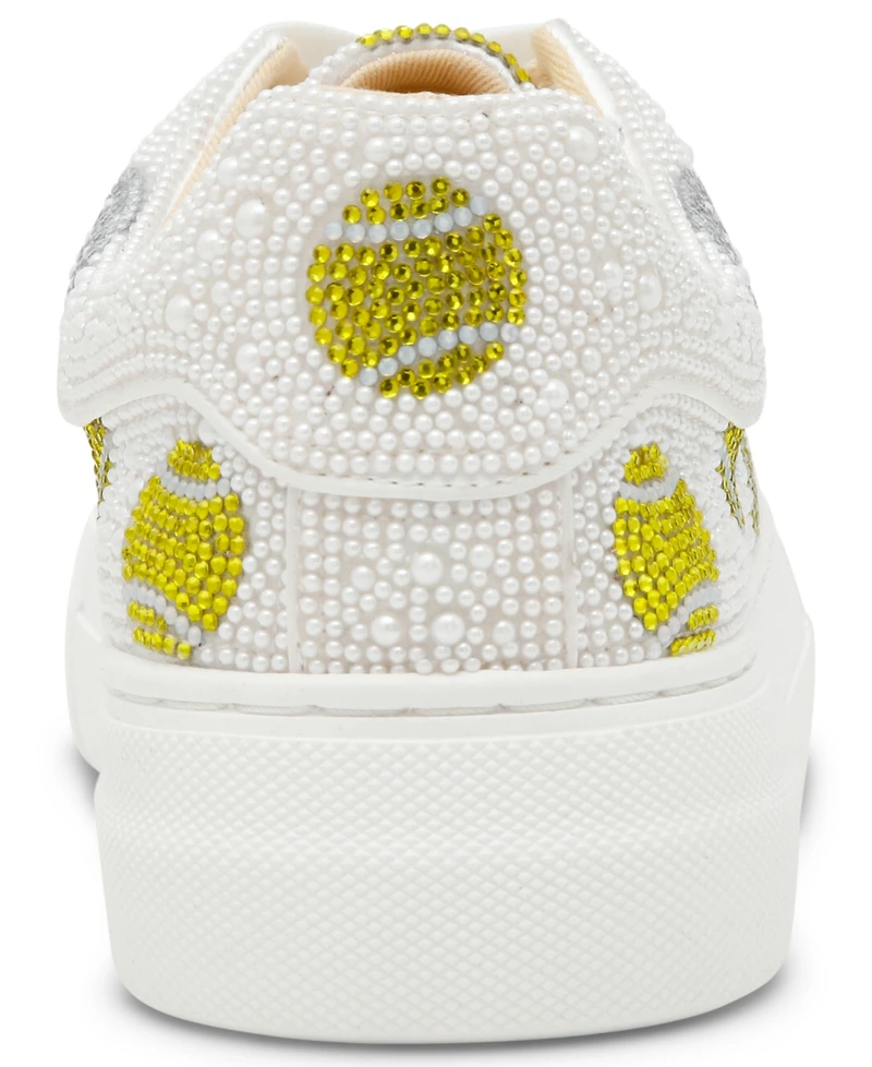 Betsey Johnson Women's Sidny Lace-Up Platform Sneakers