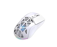 Risokeys Dual-Mode Wireless Gaming Mouse,Rgb Backlit Rechargeable 650mAh,4 Adjustable Dpi 800-4800,Silent Click