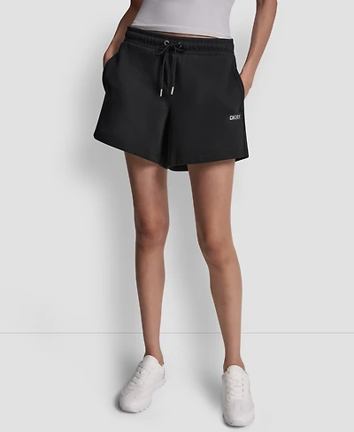 Dkny Sport Women's Foil Logo Shorts