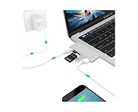 Risokeys 5-in-1 Usb-c Hub, 10Gbps Usb 3.1 Gen2 Transfer, Ideal for Home Office, Travel, Content Creation