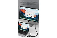 Risokeys Usb-c Hub Docking Station, 6-in-1, Usb 3.2 Gen2 10Gbps, 4K60HZ Hdmi,Applicable to Computers, laptops, and Tablets