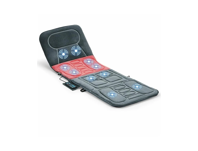 Slickblue Foldable Massage Mat with Heat and 10 Vibration Motors