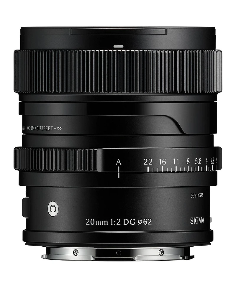Sigma 20mm f/2 Dg Contemporary Lens for L Mount
