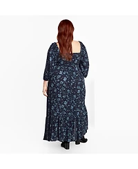 City Chic Women's Kaylee Print Maxi Dress