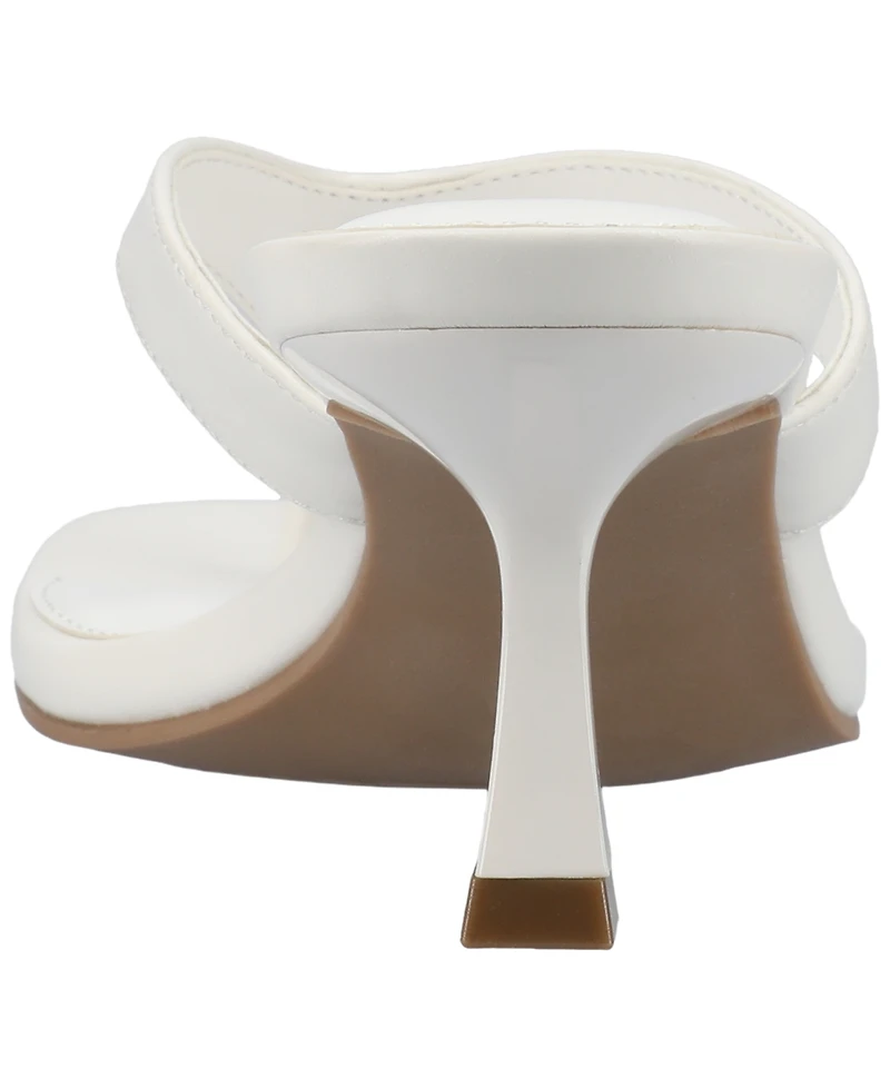 Journee Collection Women's Danielle Kitten Heel Flip Flop Sandals