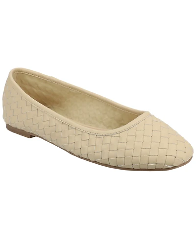 Journee Collection Women's Savannah Woven Ballet Flats
