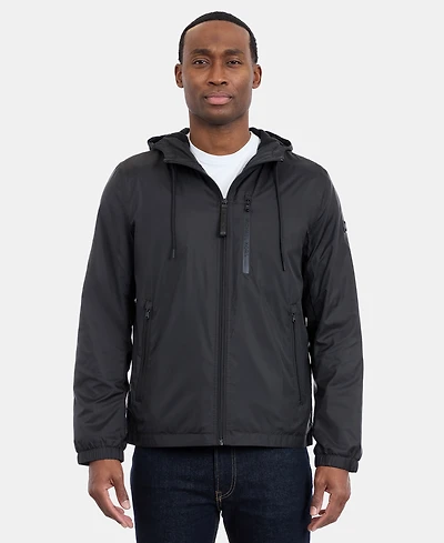 Michael Kors Men's Hooded Windbreaker Jacket