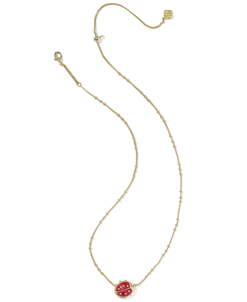 Kendra Scott 14k Gold Over Brass Lady Bug Short Pendant Necklace