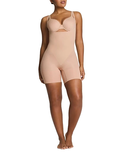 Spanx Women's SPANXsculpt GoFigure Open-Bust Mid-Thigh Bodysuit