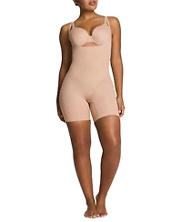 Spanx Women's SPANXsculpt GoFigure Open-Bust Mid-Thigh Bodysuit