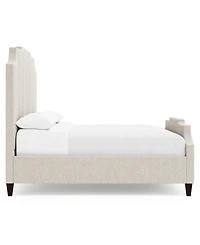 Bayonne King Upholstered Bed with Accent Footboard