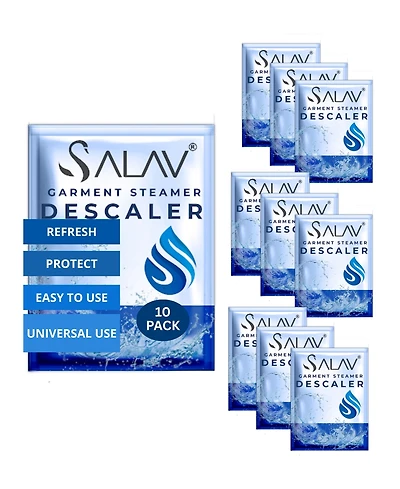 Salav Upright Garment Steamer Descaling Packets, Pack of 10