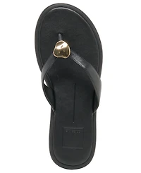 Dolce Vita Women's Jaina Dome Embellished Thong Flat Sandals