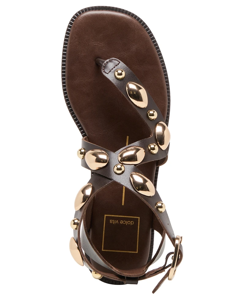 Dolce Vita Women's Jayde Embellished Gladiator Flat Sandals