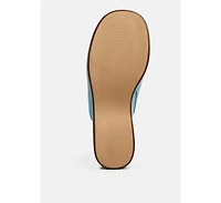 Olori Solid Platform Slip On Mules