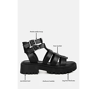 Womens Dewey Chunky Gladiator Sandals