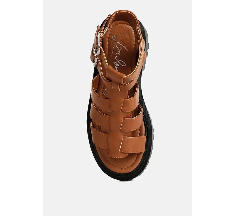 Womens Dewey Chunky Gladiator Sandals