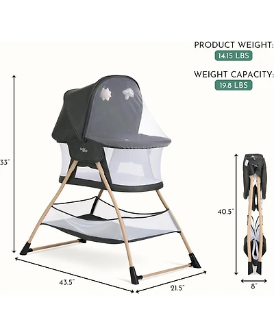 Evolur Baby Cozy Dreamer Bassinet