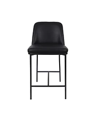 Loft Faux Leather Upholstered Counter Stools, Set of 2