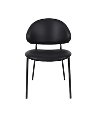 Haven Faux Leather Upholstered Dining Side Chairs, Set of 4